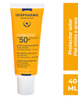 Isispharma Uveblock FPS50+ Toque seco tono medio para pieles mixtas a grasas 40 ml