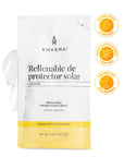 Envera Protector Solar FPS50+ UVA/UVB Primer sin color Rellenable 50 ml