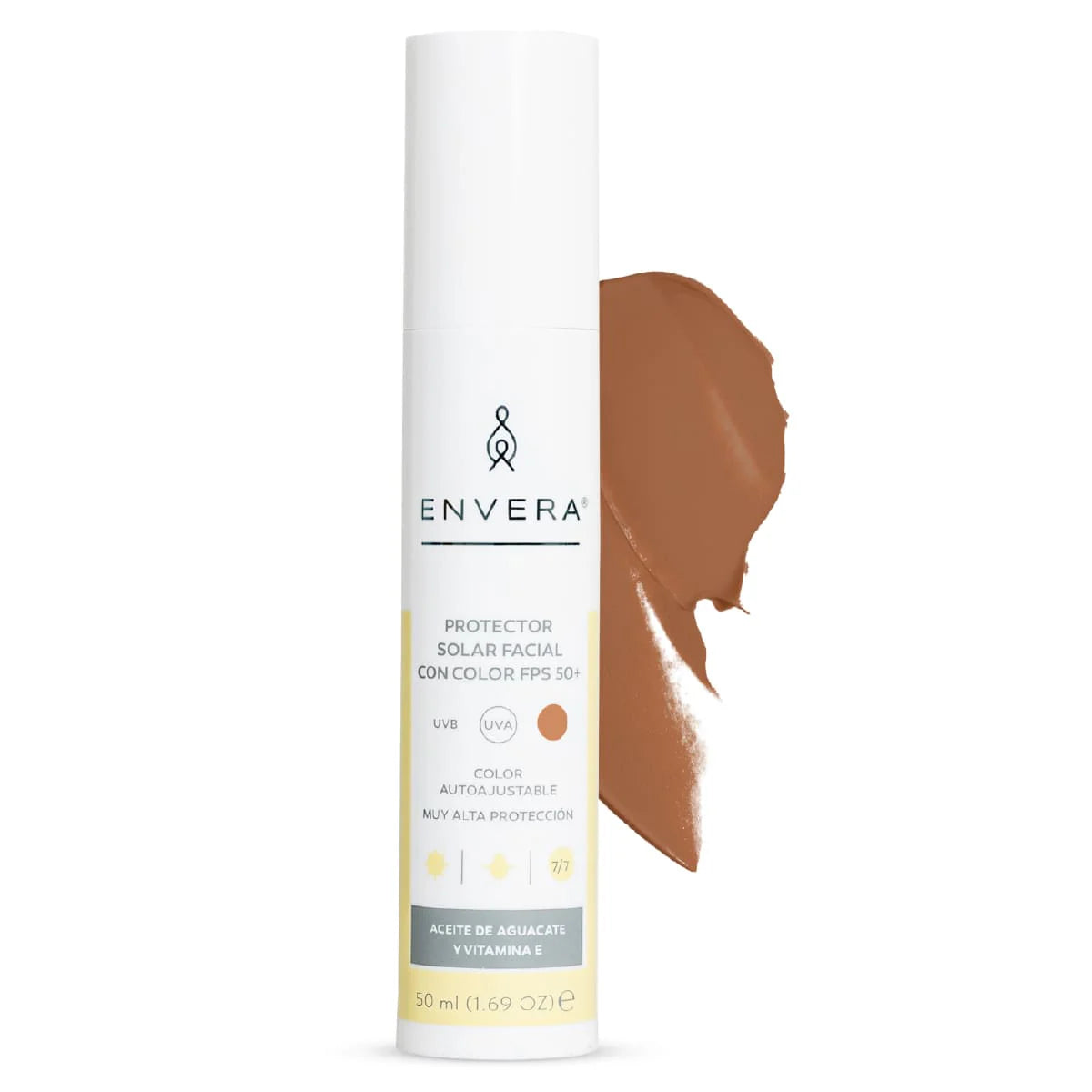 Envera Protector Solar FPS50+ UVA/UVB con color Medium 50 ml