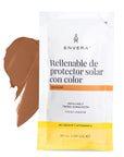 Envera Rellenable Protector Solar con Color Medium FPS50+ UVA/UVB PA++++ 50 ml