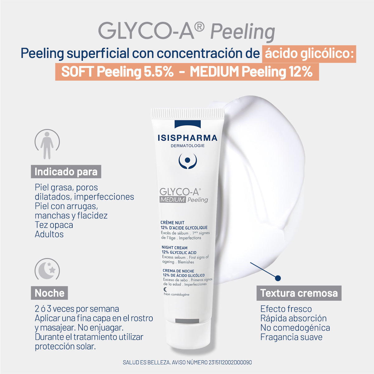 Glyco-a peeling medio 12% 30ml.