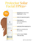 Envera Protector Solar FPS50+ UVA/UVB con color Medium 50 ml