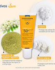 Isispharma Uveblock FPS50+ Toque seco tono claro para pieles mixtas a grasas 40 ml