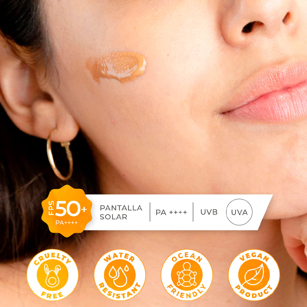 Envera Protector Solar FPS50+ UVA/UVB con color Medium 50 ml