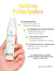 Envera Protector Solar Oil Control para Piel Grasa FPS50+ UVA/UVB PA++++ tono Medium 50 ml