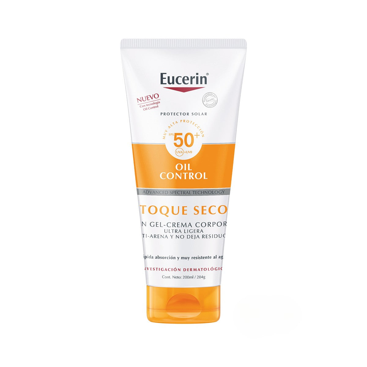 Eucerin Sun Gel-Crema corporal Oil Control FPS50+ 200 ml