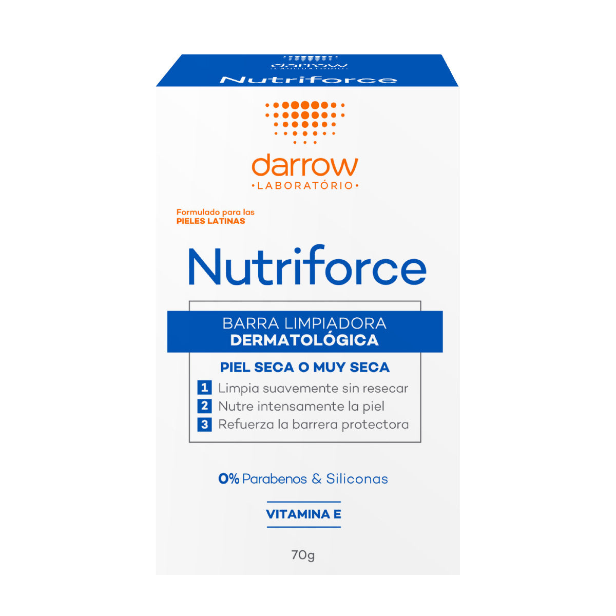 Darrow Nutriforce Barra limpiadora para piel seca 70 gr