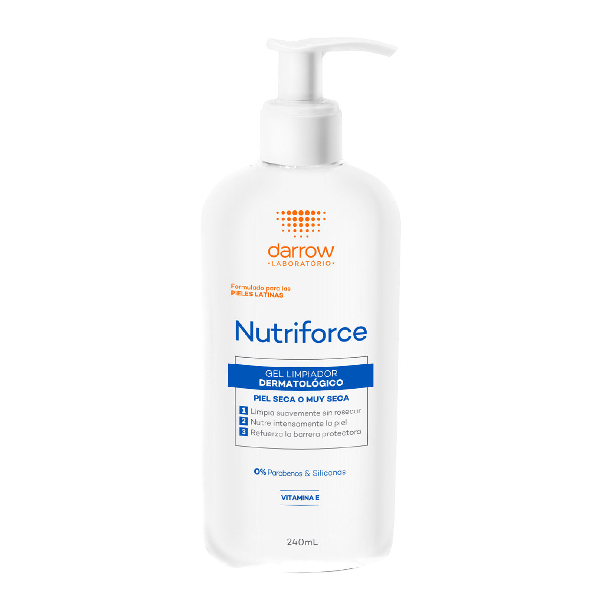 Darrow Nutriforce Gel limpiador para todo tipo de pieles 240 ml