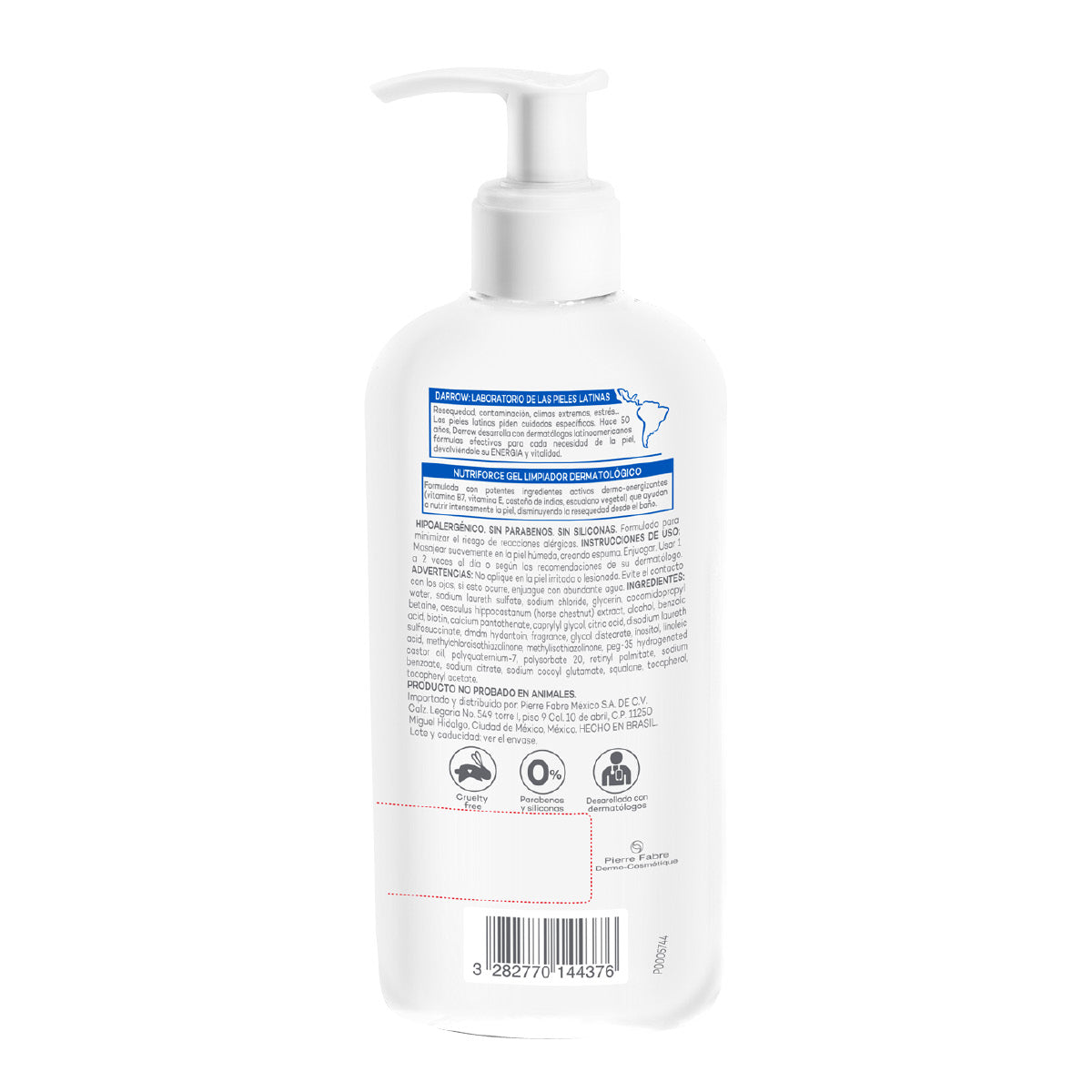 Darrow Nutriforce Gel limpiador para todo tipo de pieles 240 ml