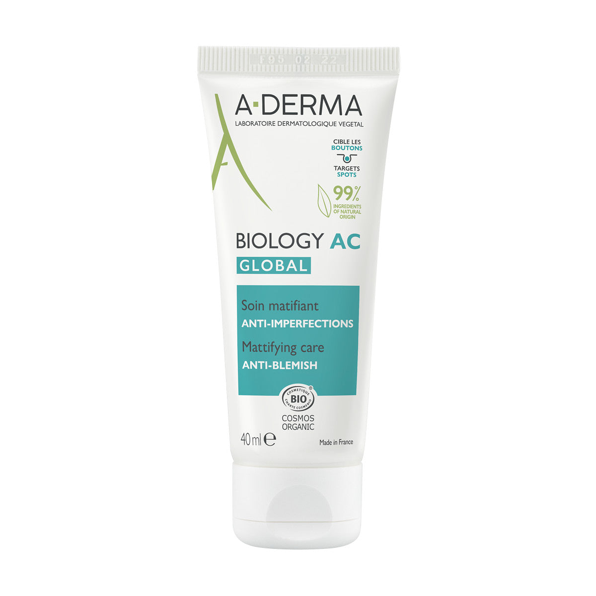 Aderma Biology AC Global Crema hidratante anti-imperfecciones 40 ml