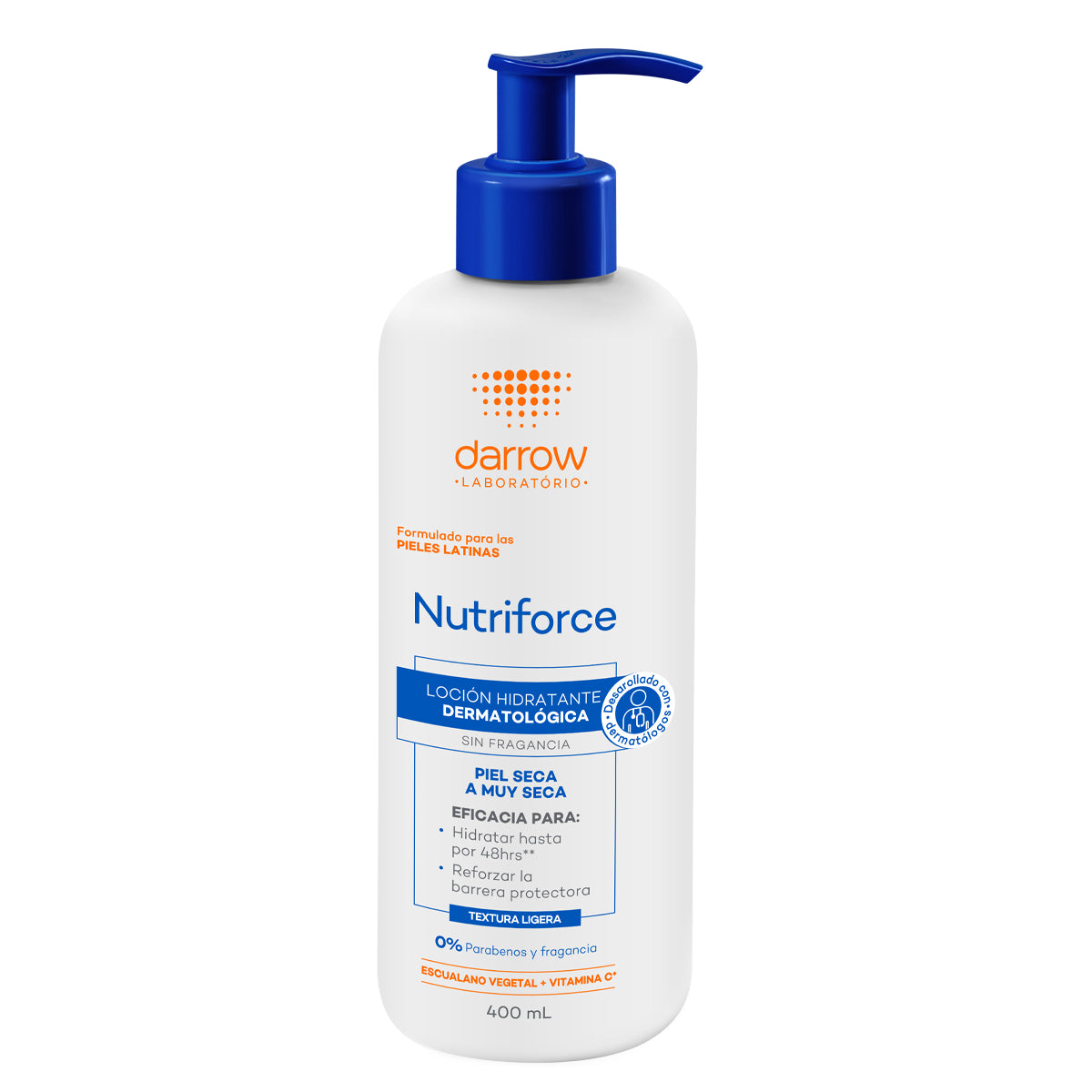Darrow Nutriforce Loción hidratante para piel seca 400 ml