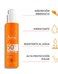 Avene Protector Solar Corporal FPS+50 en Spray 200ml