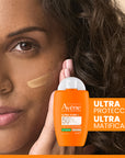 Avène Ultra Fluid Oil Control Protector Solar Facial Con Color Tono Medio FPS50 50 ML