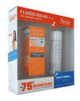 Avene kit protector solar fluido sin color fps50+ 50ml + Agua termal 50ml.