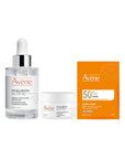 Avene Kit Antiedad Hyaluron Serum 30ml + Mini Hyaluron Crema de Día 7ml + Sachet Ultra Fluid 2ml.