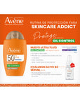 Avene Kit Protector Solar Ultra Fluid Mat Perfect 50ml + Sérum Hyaluron Activ B3 10ml.
