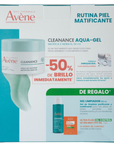 Avene Kit Cleanance Aqua-Gel 50 ml + Gel Limpiador 100 ml + Ultra Fluid Oil Control Mat Perfect FPS50 2 ml Rutina matificante para piel mixta a grasa