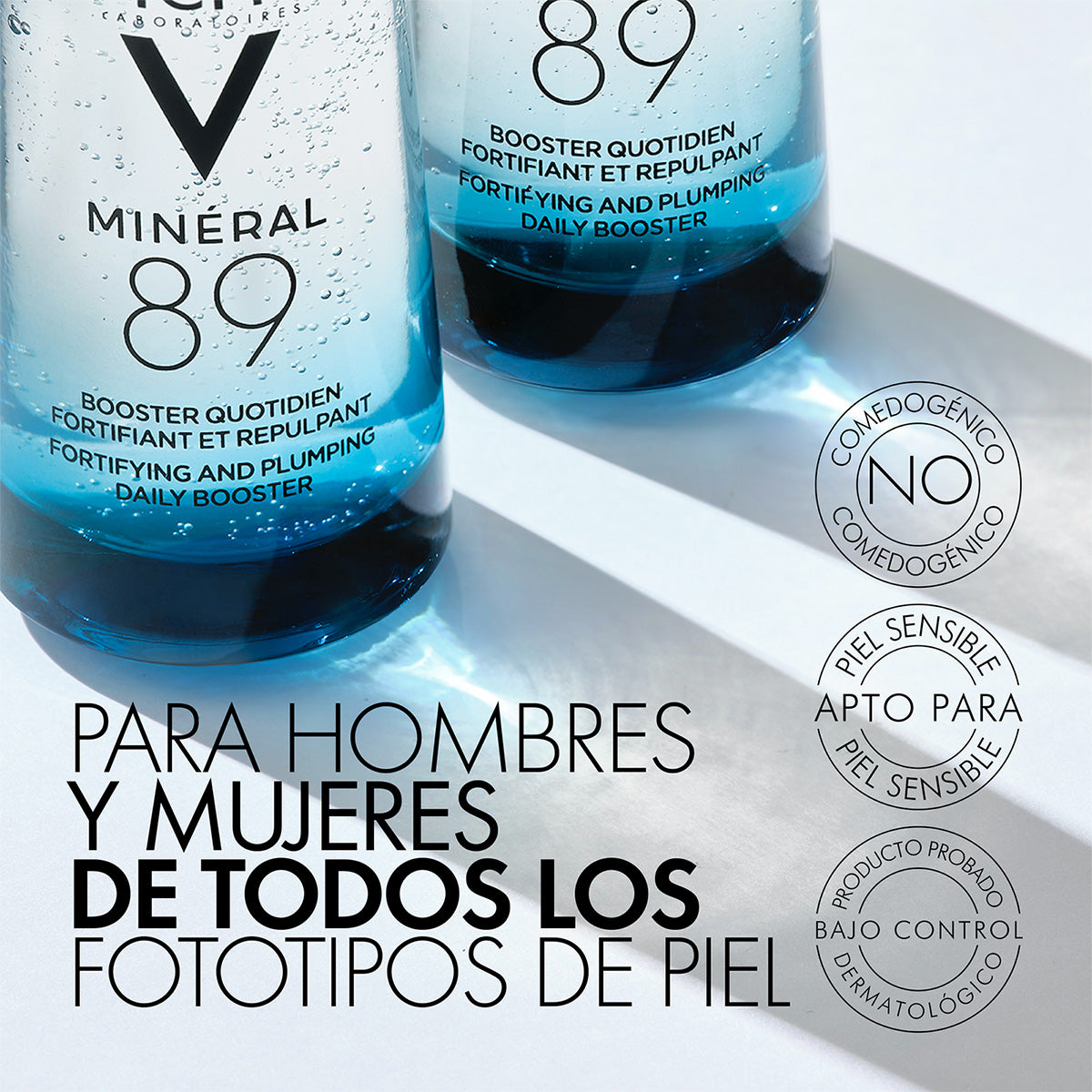 Vichy Mineral 89 Sérum concentrado fortificante e hidratante 50 ml