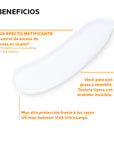 La Roche-Posay Anthelios Toque Seco Gel-crema FPS50+ Protector solar anti-brillo para piel mixta y grasa 50 ml