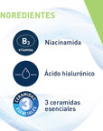 Cerave, Agua micelar limpiadora facial, 295ml