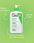 CeraVe Gel limpiador hidratante facial y corporal 473 ml
