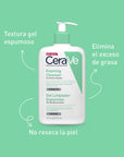 CeraVe Gel limpiador facial espumoso 473 ml