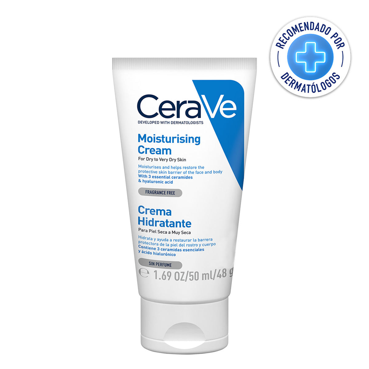 CeraVe Crema hidratante facial y corporal 50 ml