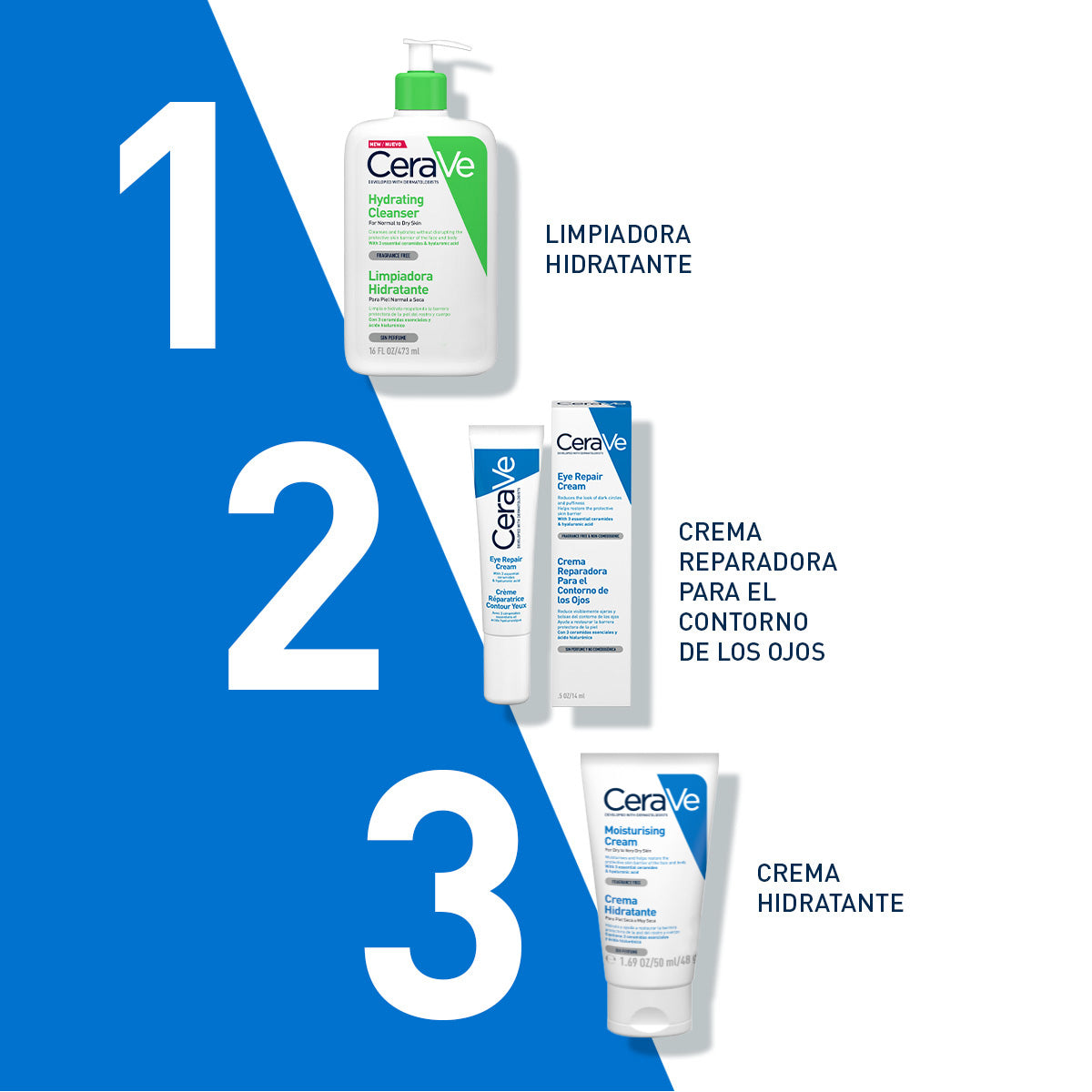 CeraVe Crema hidratante facial y corporal 50 ml