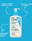 CeraVe SA Gel limpiador antirugosidades 236 ml