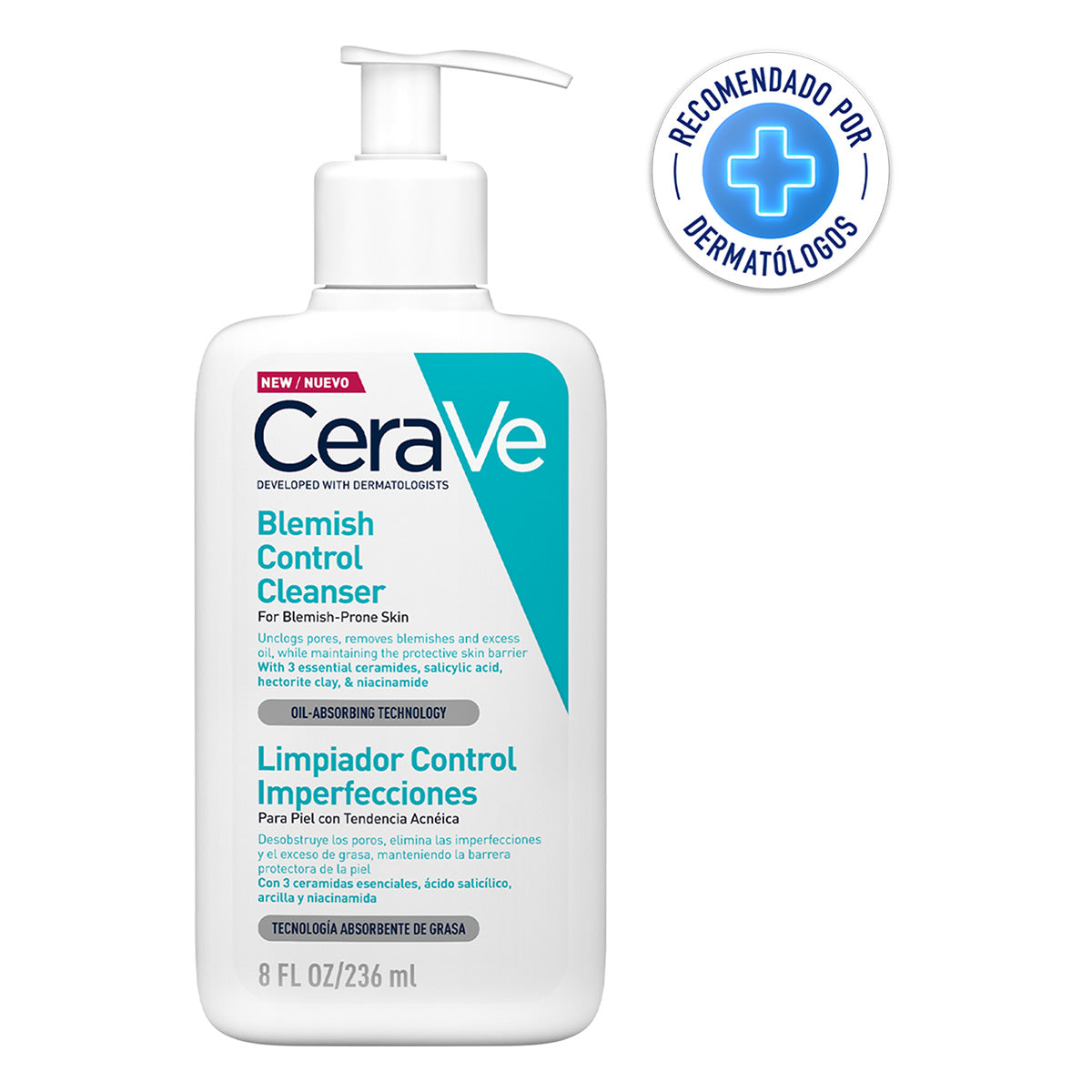 CeraVe Limpiador control de imperfecciones 236 ml