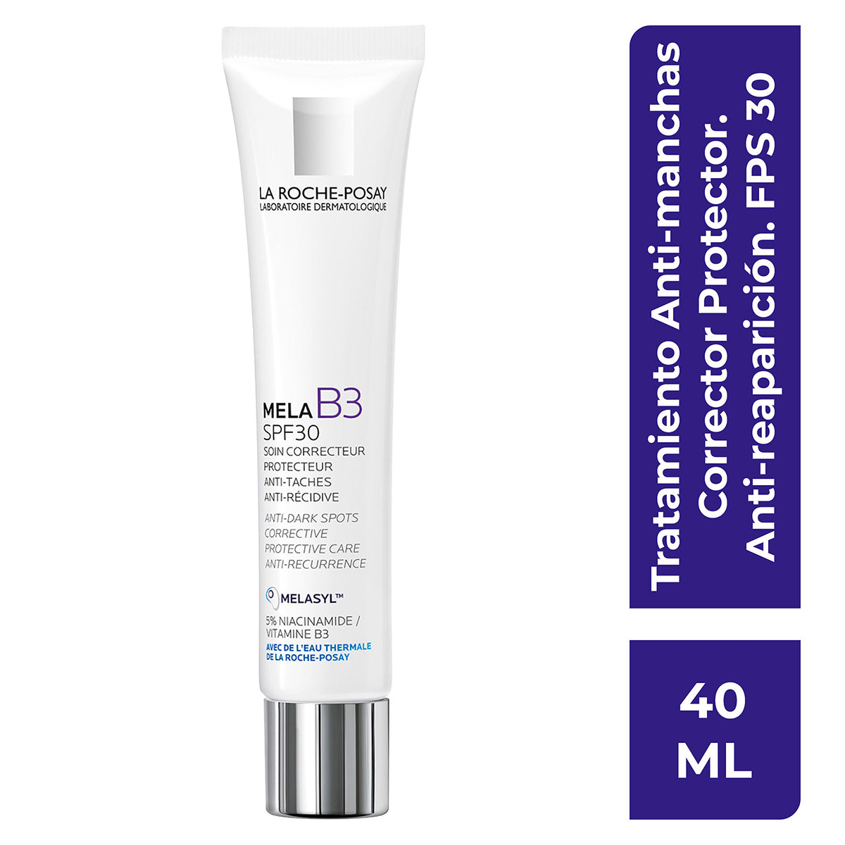 La Roche-Posay Mela B3 Crema FPS 30 Crema hidratante diaria protectora y correctora 40 ml
