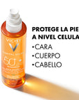 Vichy Capital soleil cell protect oil fps50+ Protege la piel del daño solar 200 ml