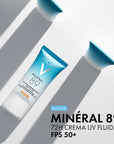 Vichy Mineral 89 Crema uv spf50+ Hidratación y antioxidante 50 ml