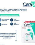 Cerave Gel Espumoso Refill (16 oz) Limpiador para piel normal a grasa 473 ml
