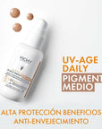 Vichy Capital Soleil UV Age Daily Pigment SPF 50+ Protector Solar Antimanchas 40 ml