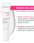Bioderma Sensibio Eye Crema hidratante para contorno de ojos 15 ml