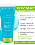 Bioderma Sébium Gel Moussant Gel limpiador para piel mixta a grasa 200 ml