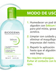 Bioderma Sébium H2O agua micelar desmaquillante para piel mixta a grasa 500 ml