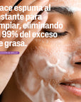 Cetaphil PRO AC Dermacontrol Espuma limpiadora facial para piel grasa 236 ml