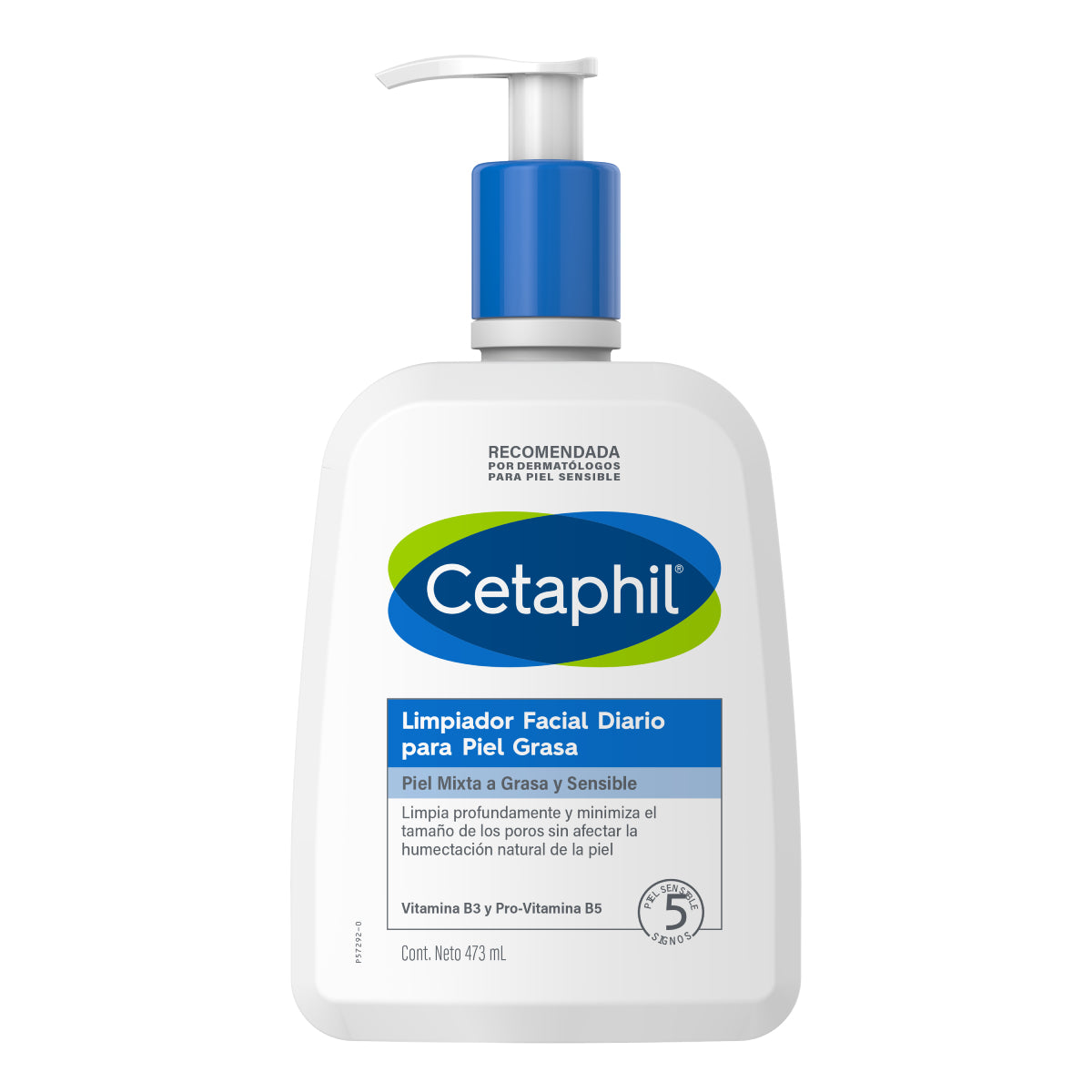 Cetaphil, Limpiador facial diario para piel grasa, 473ml – Derma Express MX
