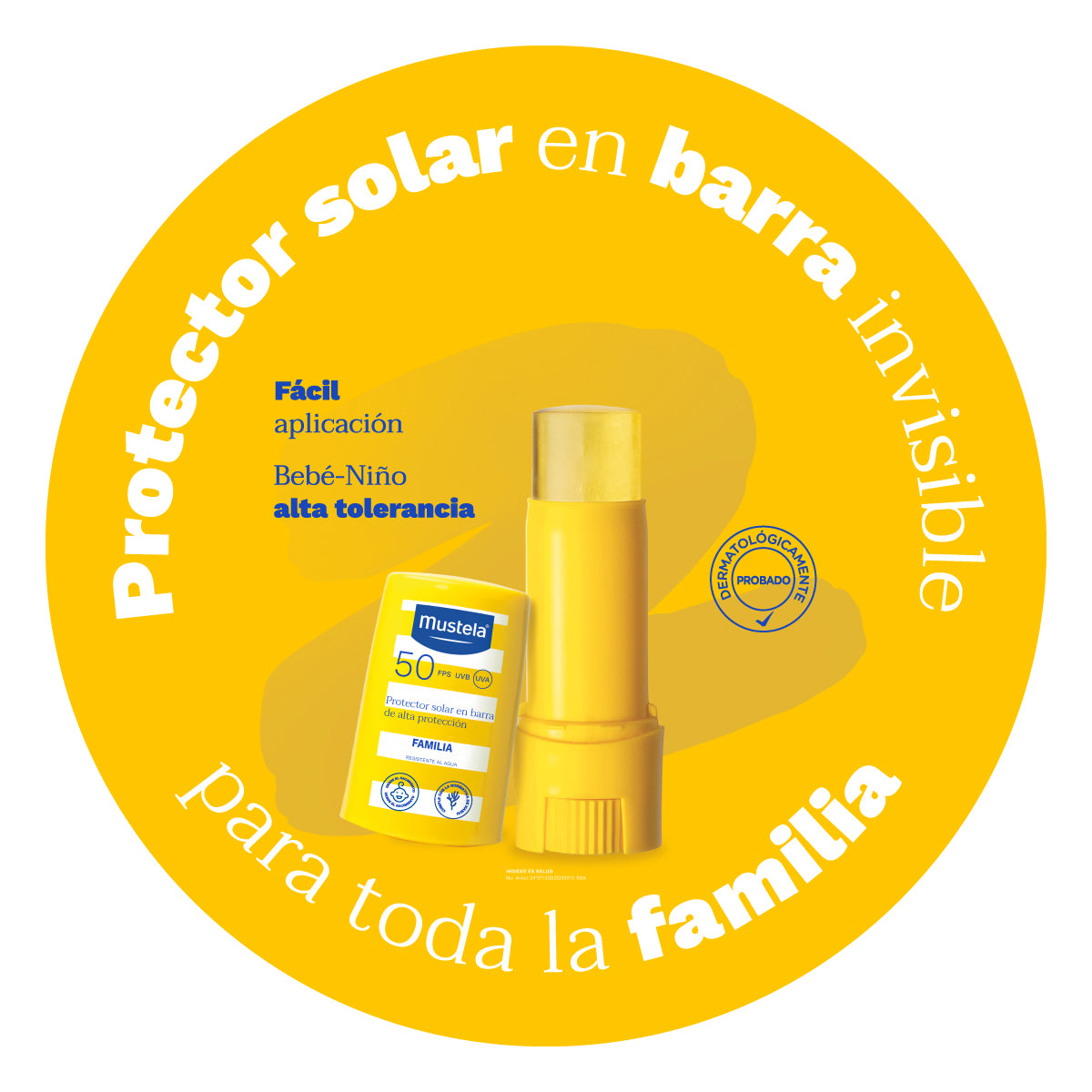 Mustela Protector Solar Stick SPF50+ 9 ml