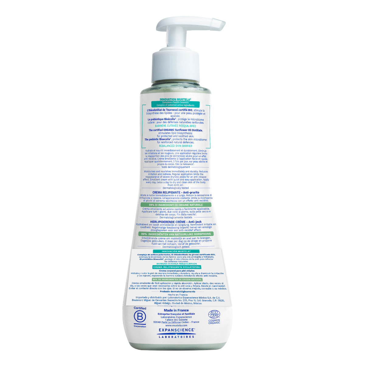 Mustela Stelatopia Crema Relipidizante Corporal 300 ml