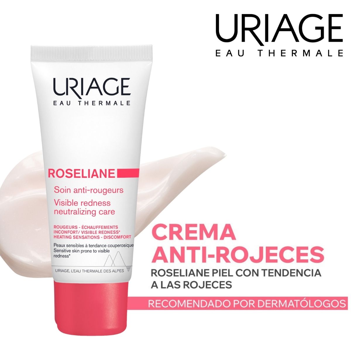 Uriage Roseliane Crema calmante antirojeces 40 ml