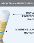 Uriage Bariésun Bruma solar seca spf50+ hidratante 200 ml