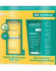 Uriage Kit Bariésun Fluido Mat SPF50+ 50ml + Hyseac Gel Limpiador 50ml