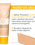 Bioderma Photoderm Cover Touch FPS50+ con color tono claro 40 ml