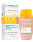 Bioderma Photoderm Nude Touch Protector solar facial FPS50+ con color tono dorado 40 ml