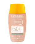 Bioderma Photoderm Nude Touch Protector solar facial FPS50+ con color tono dorado 40 ml