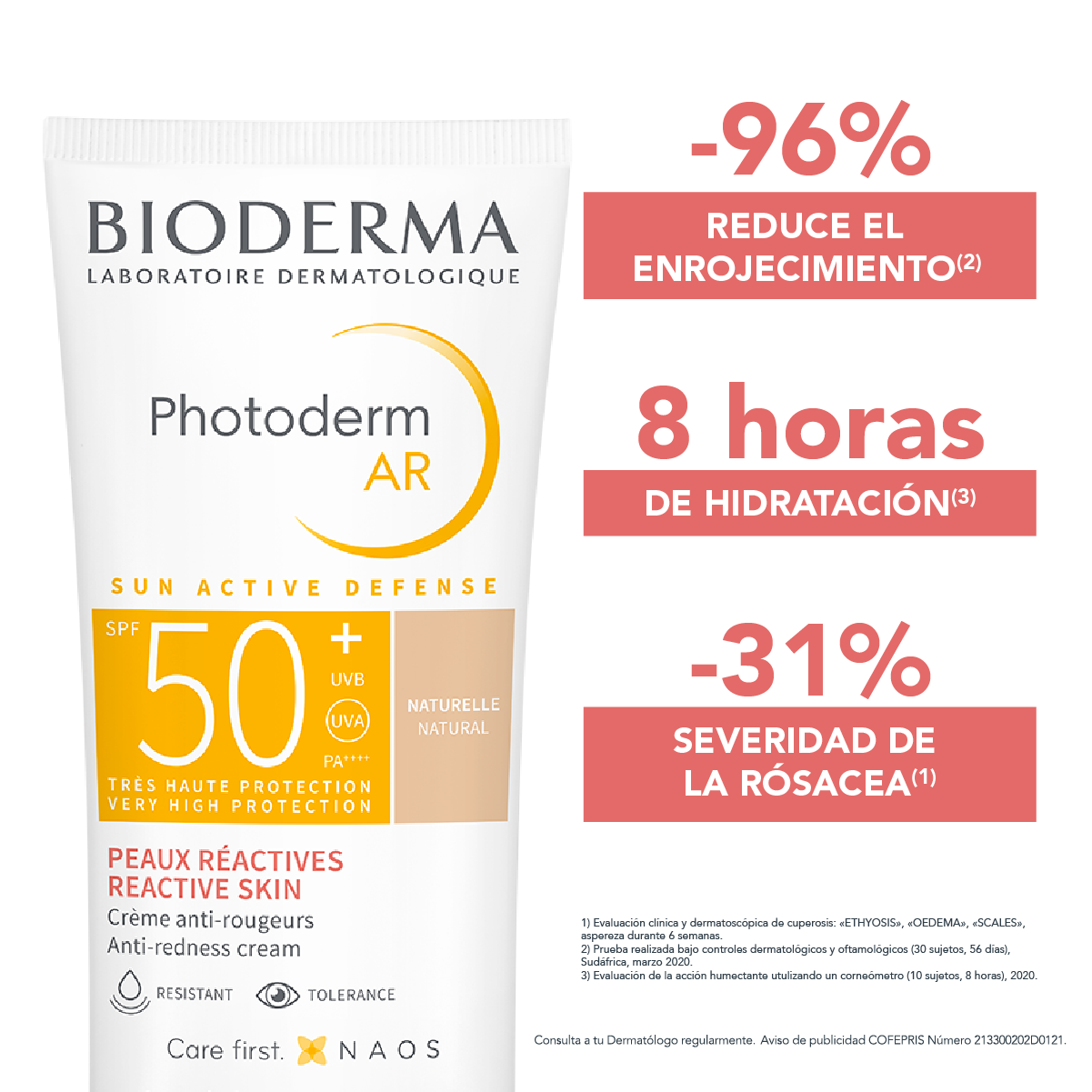 Bioderma Photoderm AR FPS50+ Protección solar facial anti-rojeces 30 ml