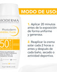 Bioderma Photoderm Mineral Fluido FPS50+ Protector solar corporal 75 gr